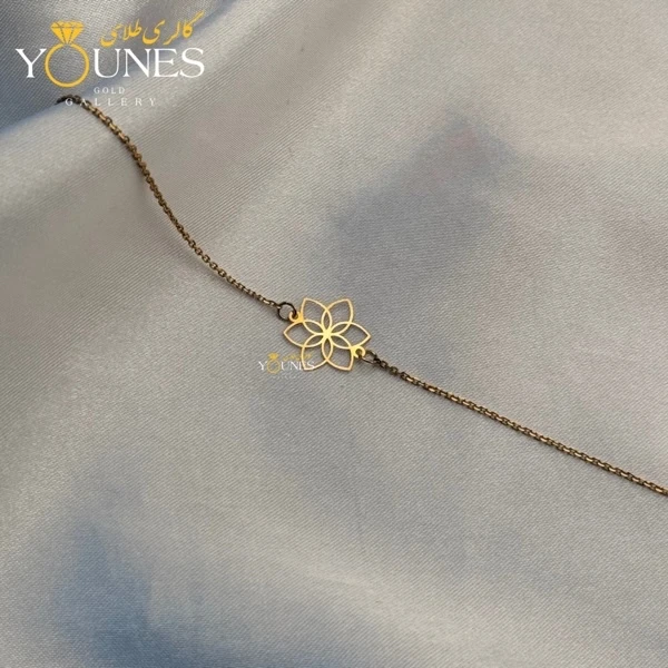 دستبند تمام طلا گلبرگ